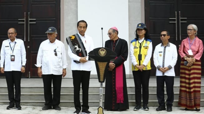 Gereja Katedral Keuskupan Agung Kupang Telah Diresmikan Presiden Joko Widodo juga Siap Menyambut Natal 2023
